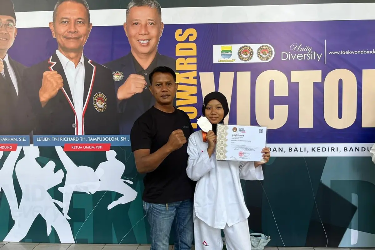 Atlet Taekwondo Majalengka Shakila Raihanum Ditania