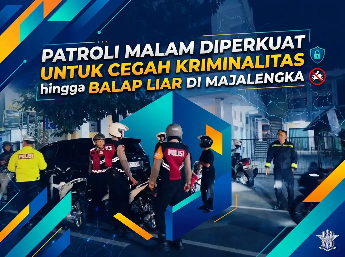 Patroli Malam Diperkuat untuk Cegah Kriminalitas hingga Balap Liar di Majalengka
