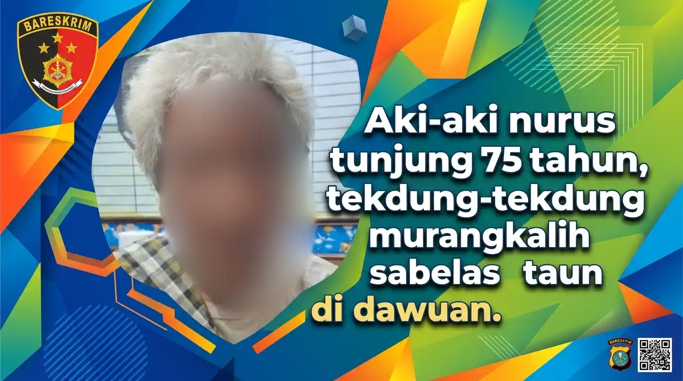 Seorang Pria Lansia Jadi Tersangka